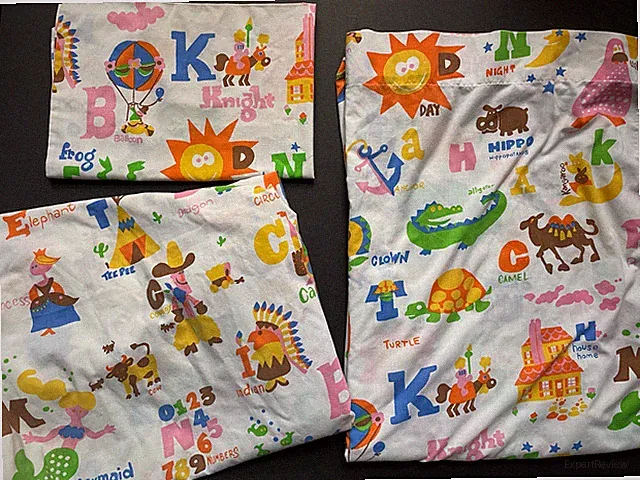 *DAN RIVER Dantrell KIDS Alphabet ANIMALS TWIN Flat Fitted SHEET & 1 PILLOWCASE