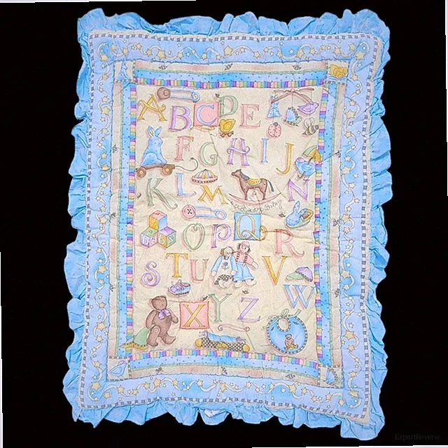Debbie Mumm Kidsline Baby Blanket Quilt Panel Alphabet ABC Toys Stars Kids Line
