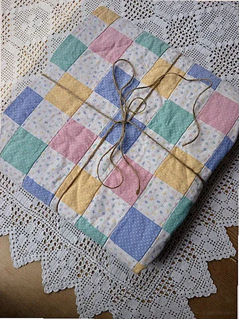 Vintage Cheater Quilt Pastel Cottagecore Nursery Alphabet Throw 45x36 Soft Crib